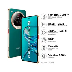 Zte - Smartphone Zte Nubia Focus2 Ultra 5G 8+256Gb Verde
