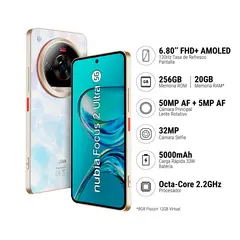 Zte - Smartphone Zte Nubia Focus2 Ultra 5G 8+256Gb Blanco
