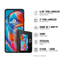 Zte - Smartphone Zte Nubia Flp 2 5G 12+512Gb Negro