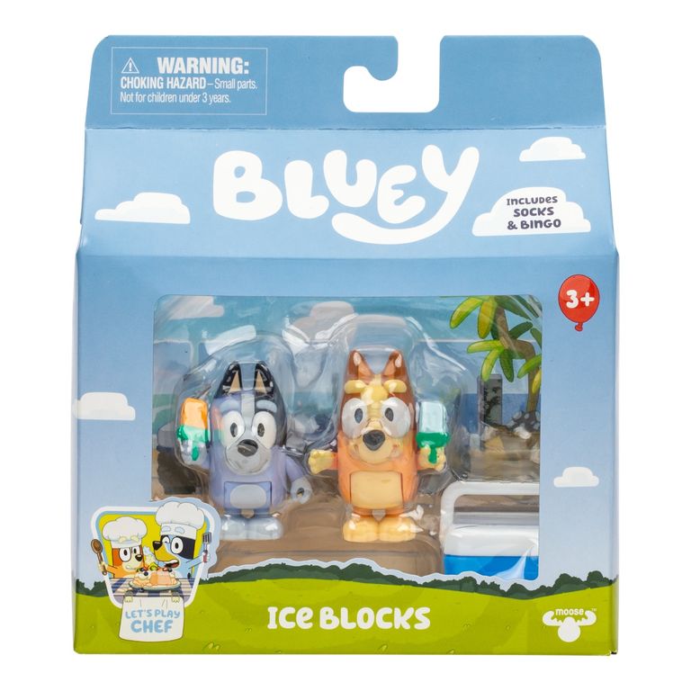 PACK X2 FIGURAS BLUEY