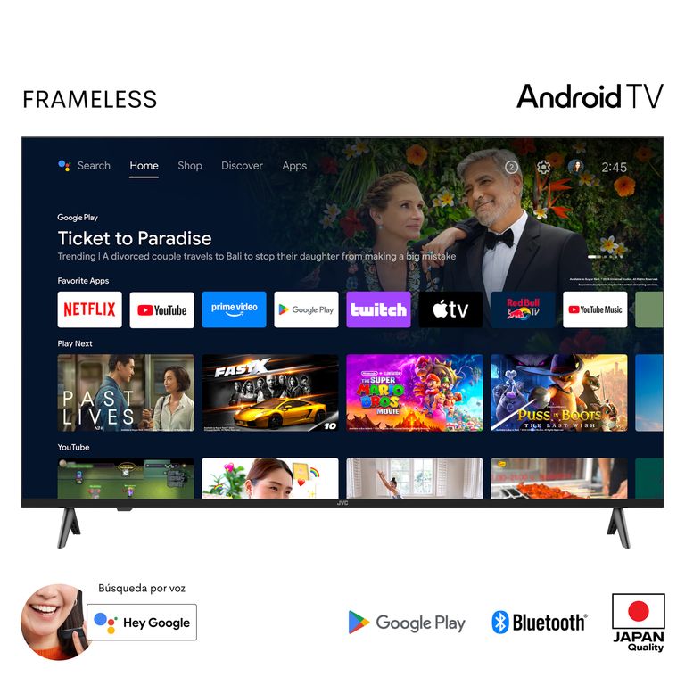 Televisor JVC 50'' UHD 4K Android TV