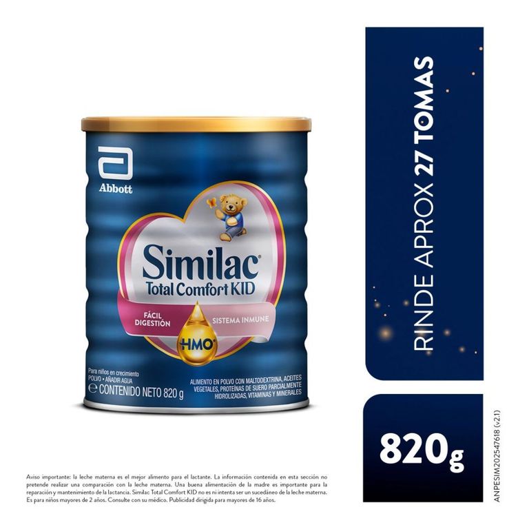 Similac Total Comfort Kid Envase 820 g