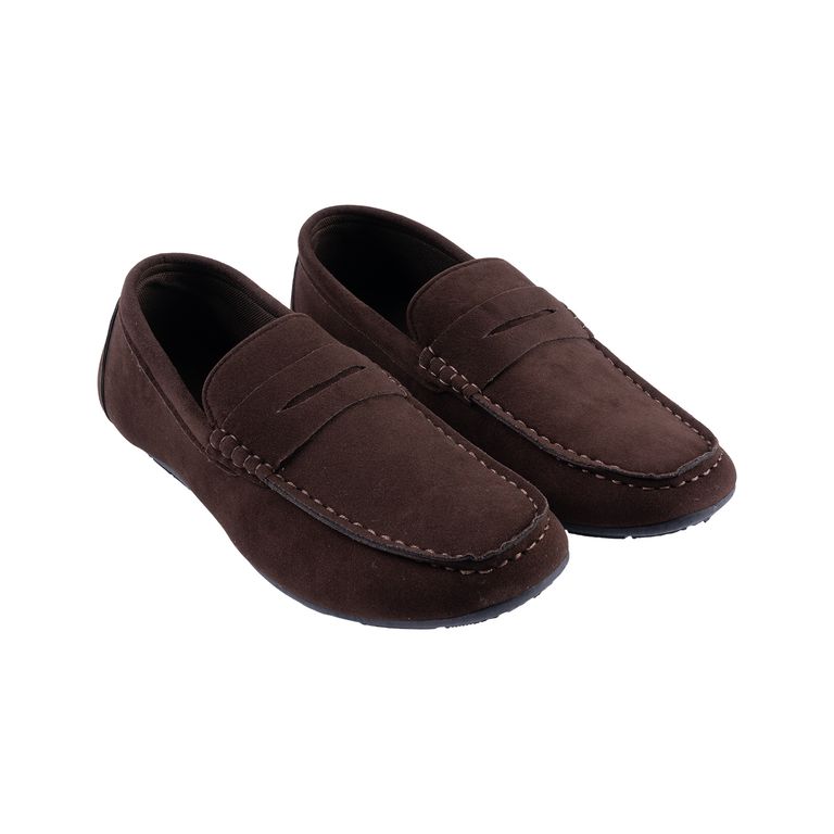 Mocasin Suede Hombre Redwood