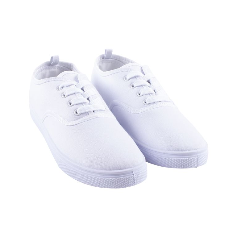 Zapatilla Escolar Lona Plano Redwood