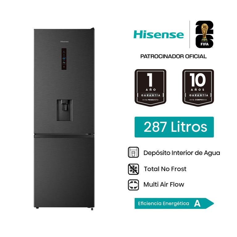 Hisense Refrigeradora Bmf Negra 287 L