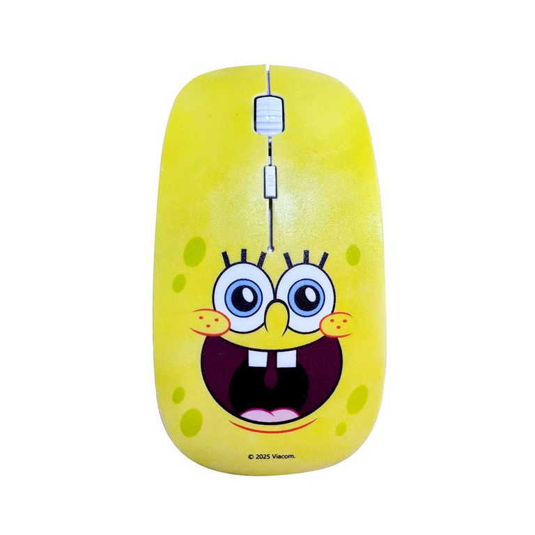 Mouse Inalámbrico Amarillo Bob Esponja