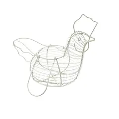 CASA JOVEN - Gallina Cromado Beige 33X17X25