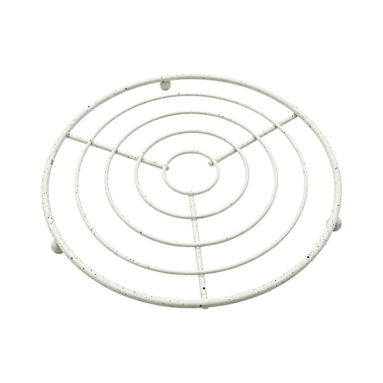 Porta Ollas Cromado Beige