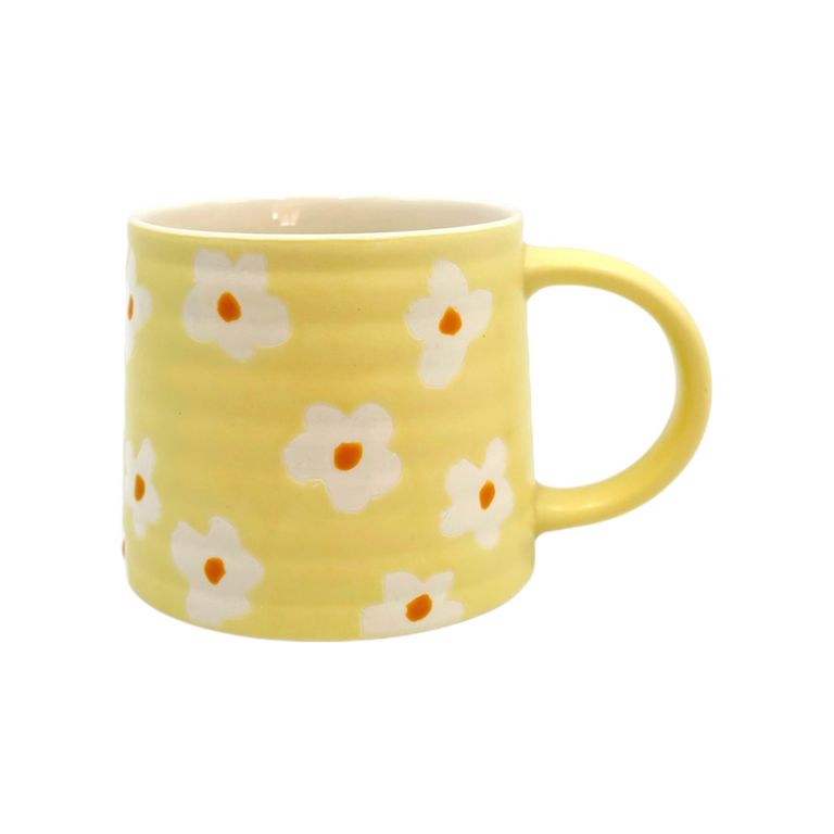 Taza Mug Casa Joven Margaritas Amarillo 400 mL