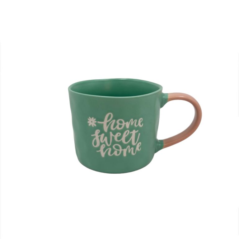 Taza Mug Casa Joven Moda Home Turquesa 410 mL