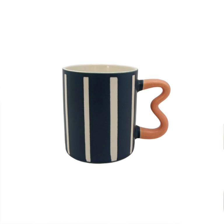 Taza Mug Casa Joven Moda Azul 455 mL
