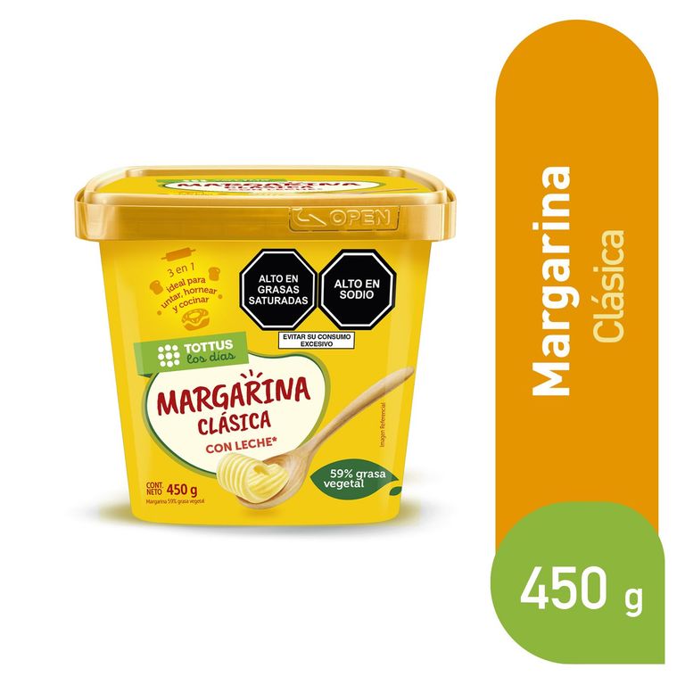 Margarina Untable Tottus Envase 450 g
