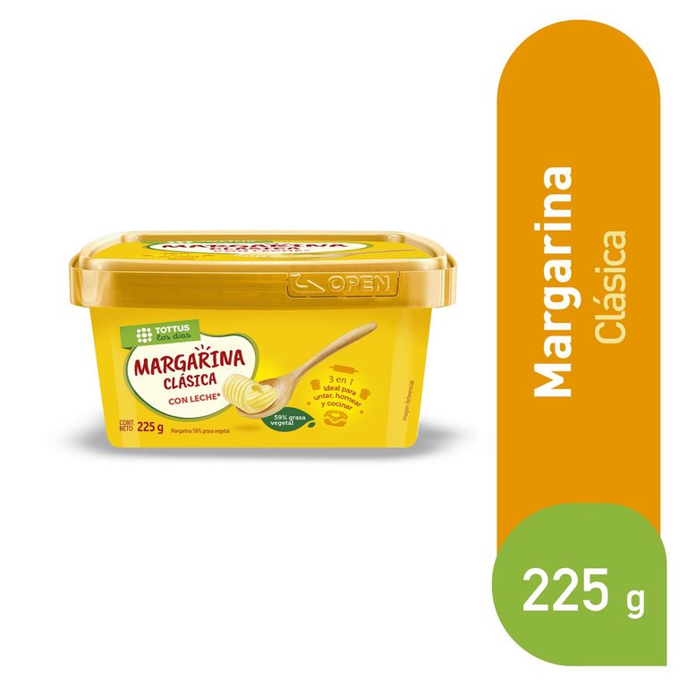 Margarina Untable Tottus Envase 225 g