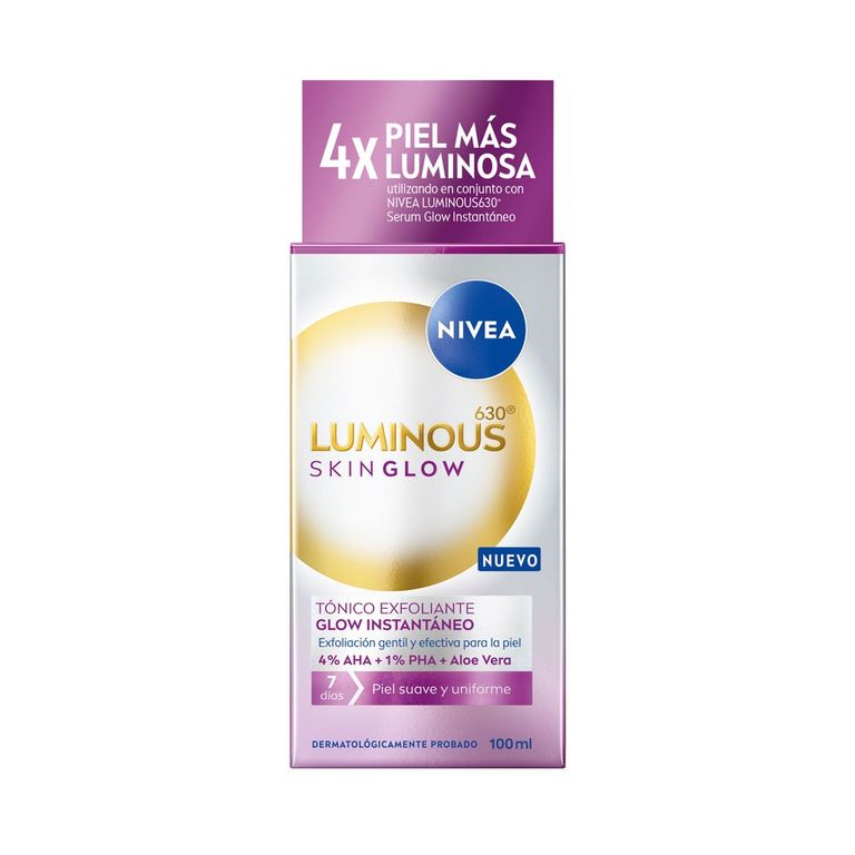 Nivea Luminous Even Glow Liquid Refiner 100ml Todo Tipo De Piel Día/noche