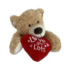 KISSES - Peluche Oso Acostado 45 cm