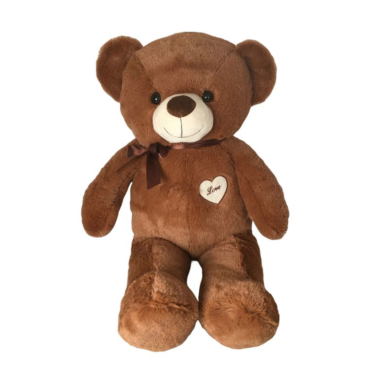 Peluche Oso San Valentín Café 50 cm