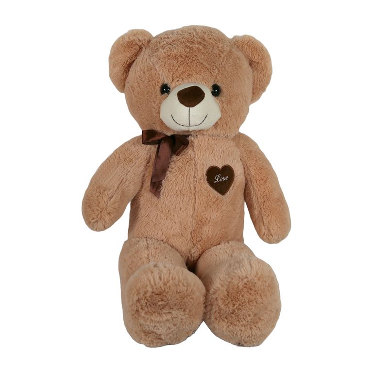 Peluche Oso San Valentín Beige 50 cm