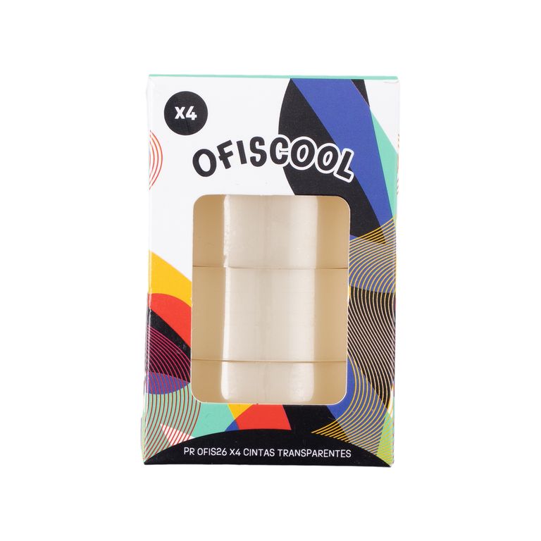 Ofis Pack Cintas Transparentes 4 Und