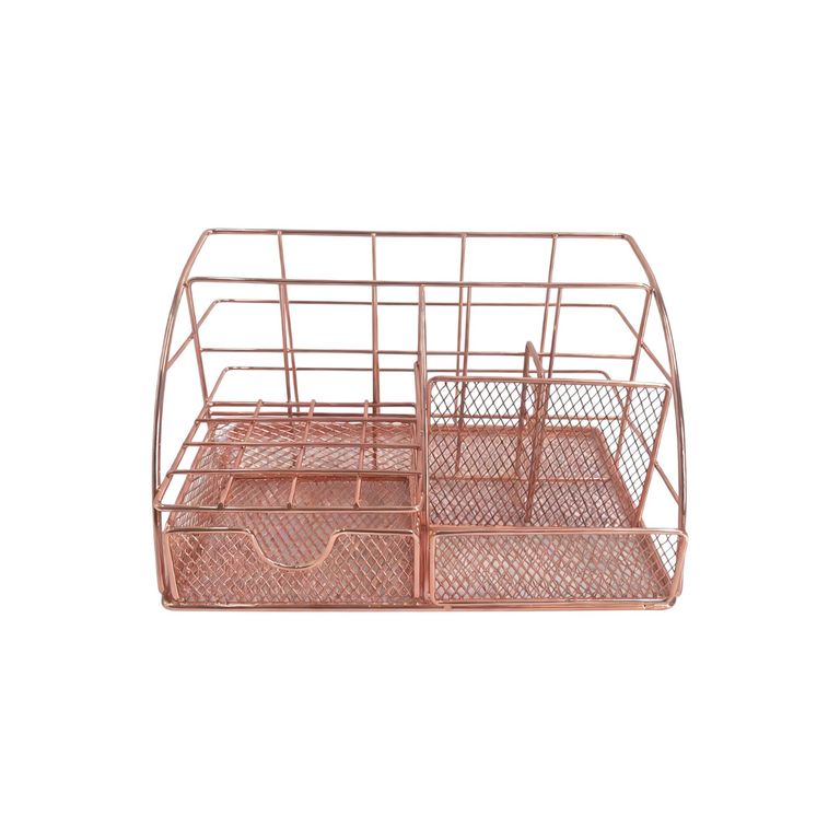 Canasta Organizadora Casa Joven Rose Gold