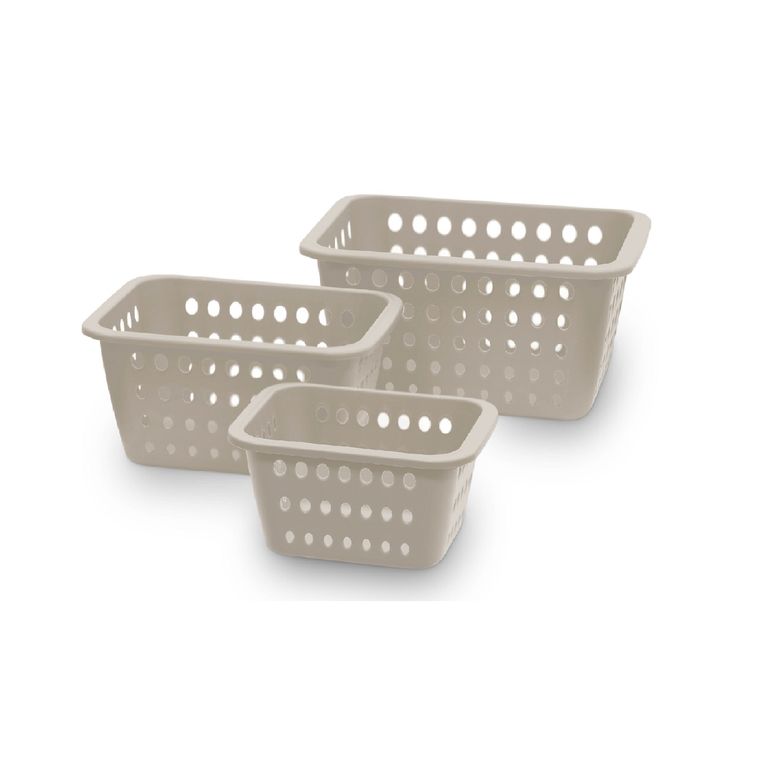 Set Canastillas Reyplast Olenka 3 Piezas