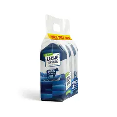 TOTTUS - Leche UHT Tottus Entera Tripack Bolsa 800 mL