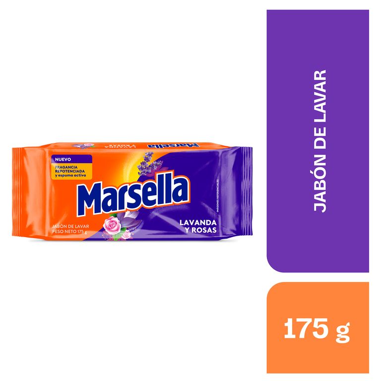 Jabón de Lavar Marsella Floral Empaque 175 g