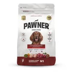 PAWNER - Alimento para Perro Medianos y Grandes Pawner Pollo Cordero Bolsa 1 Kg