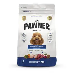 PAWNER - Alimento para Perro Minis y Pequeños Pawner Pollo Cordero Bolsa 3 Kg