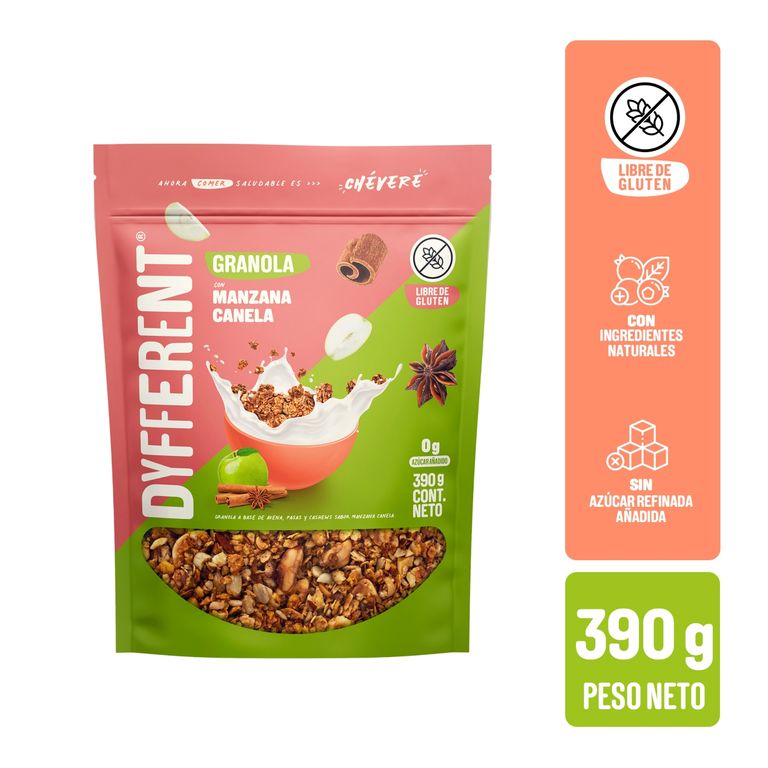Granola Dyff Manzana y Canela Doypack 390 g