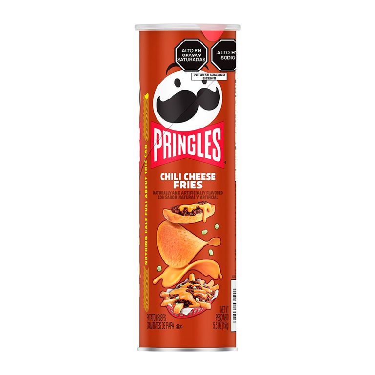 Papas Pringles Chili Cheese Fries Envase 158 g