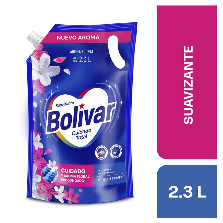 Suavizante Bolivar Cuidado Total Floral Doypack 2.3 L