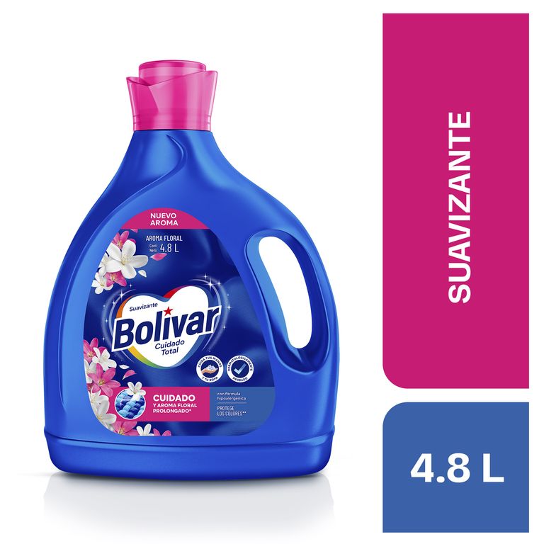 Suavizante Bolívar Cuidado Total Floral Envase 4.8 L