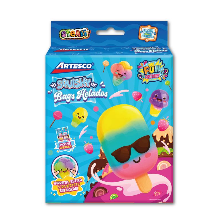 Pack Artesco Diy Squishy Bags Helado