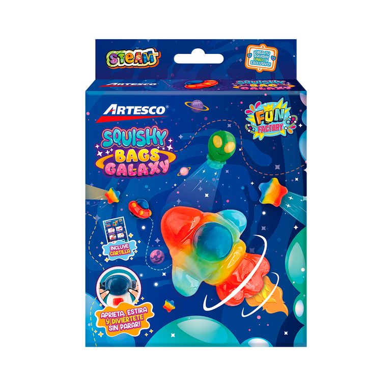 Pack Artesco Diy Squishy Bags Galaxy