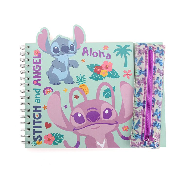 Set Artesco Colorear Anillado Stitch + Plum X6Un