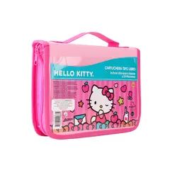 ARTESCO - Cartuchera Artesco Tip Libro Hello Kitty + Plumones