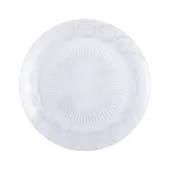 CASA JOVEN - Plato Casa Joven Vidrio Repujado Flores 25 cm