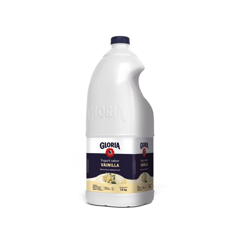 Yogurt Gloria Vainilla Botella 1.6 Kg