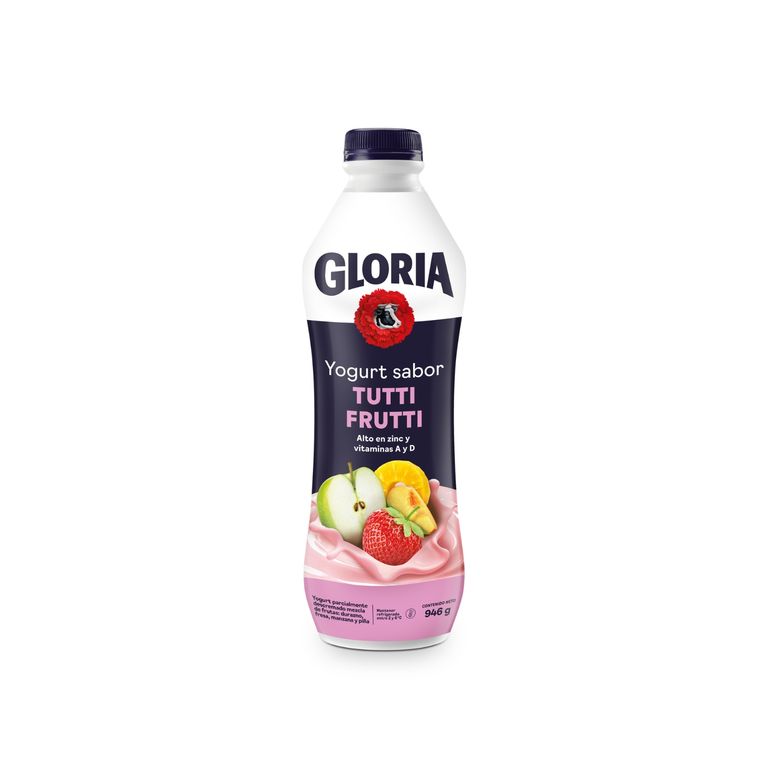 Yogurt Gloria Tutti Frutti Botella 946 g