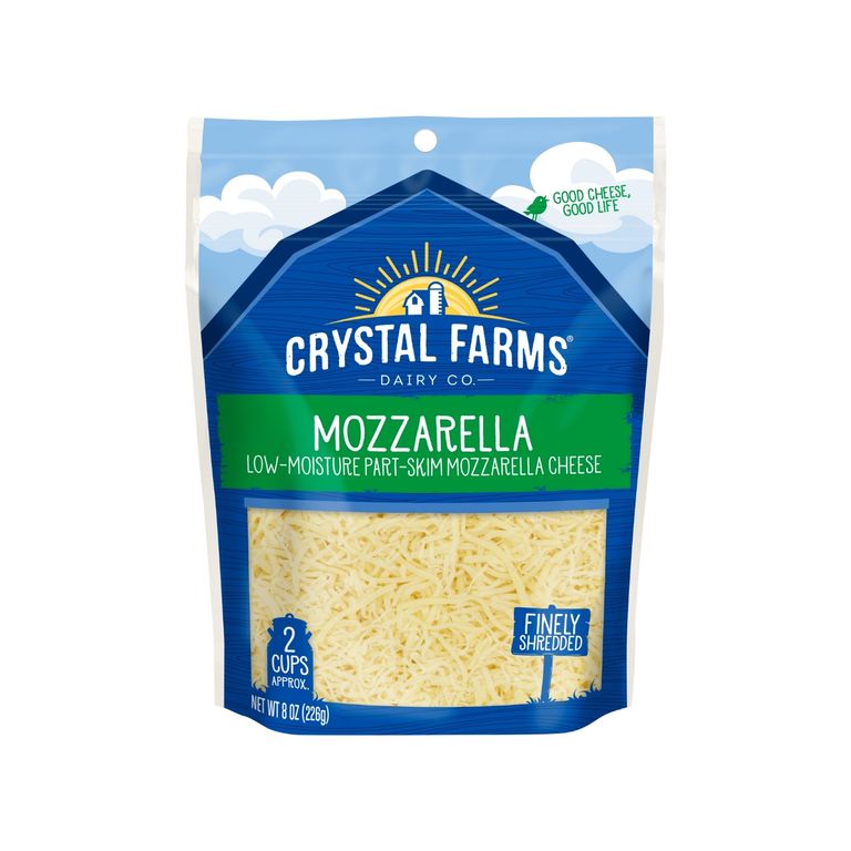 Queso Mozzarella Crystal Farms Doypack 226 g
