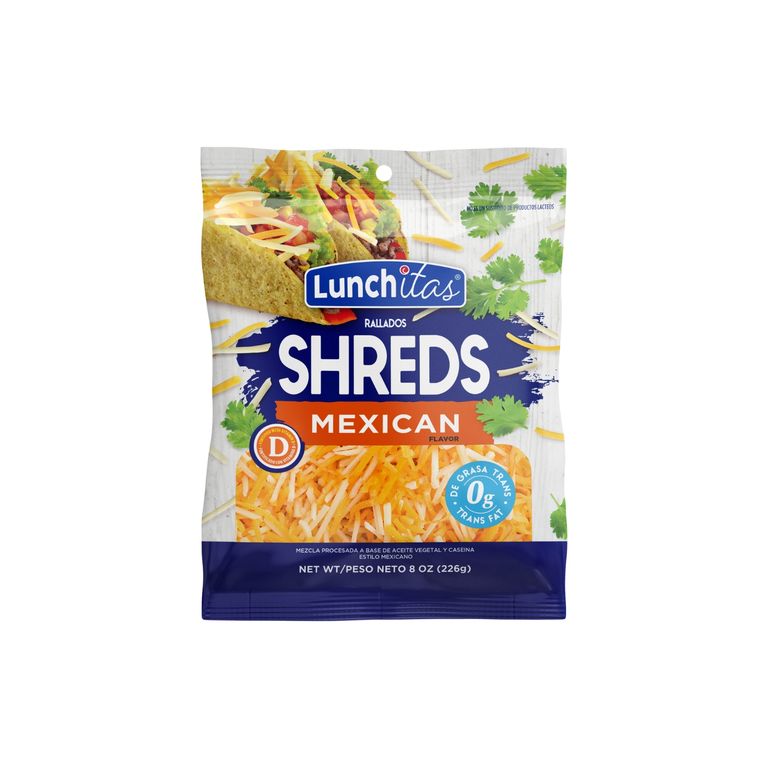 Trituras de Queso Sabor Mexicano Lunchitas Bolsa 226 g