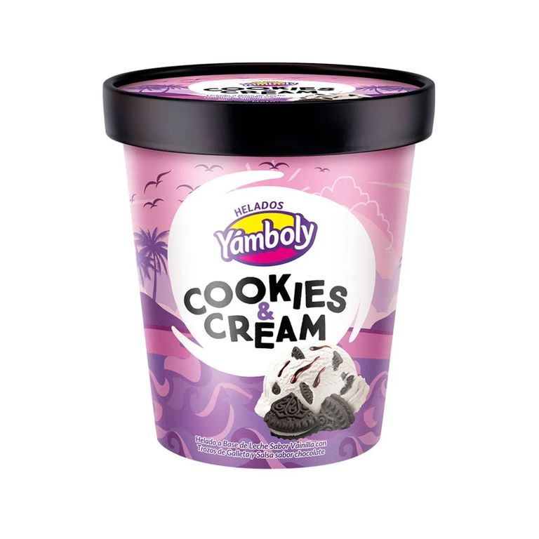 Helado Yamboly Cookies and Cream 930 mL
