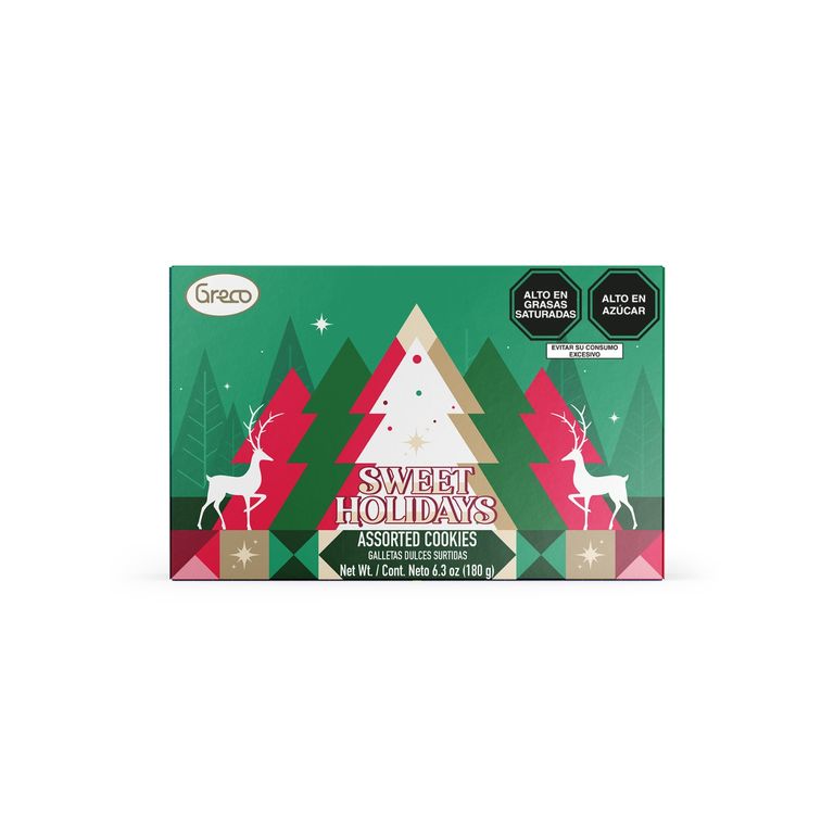 Galletas Surtidas Holiday Greco Caja 180 g