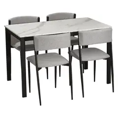 CASA JOVEN - Juego de Comedor 4P York 120X70X75Cm