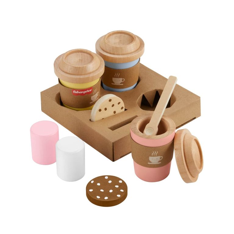 Fisher Price Set Mi Primer Capuchino de Madera