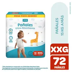 TOTTUS - PromoPack Pañal Tottus Absorbente Talla XXG Empaque 72 Und