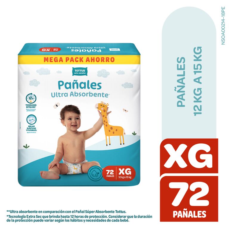 PROMOPACK PANAL TOTTUS ABSOR XG X 72 UND