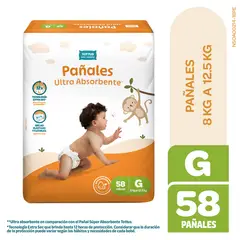TOTTUS - Pañal Tottus Absorbente Talla G Empaque 58 Und