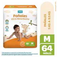 TOTTUS - Pañal Tottus Absorbente Talla M Empaque 64 Und