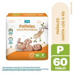 TOTTUS - Pañal Tottus Absorbente Talla P Empaque 60 Und